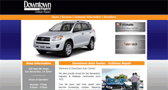Desktop Screenshot of downtowncollisioncenter.com